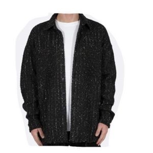 Mnml Woven flannel shirt